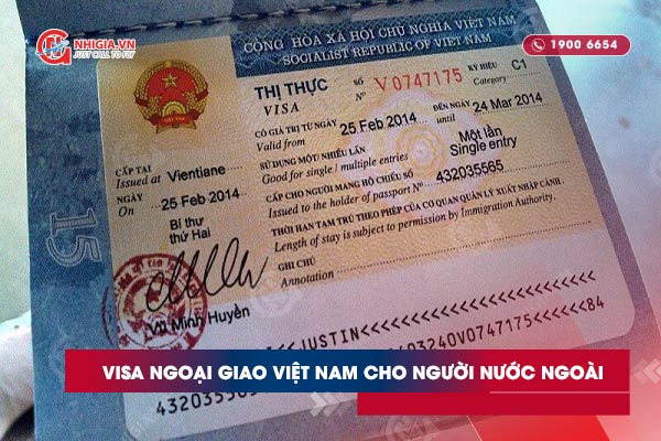 Visa ngoại giao Việt Nam cho người nước ngoài